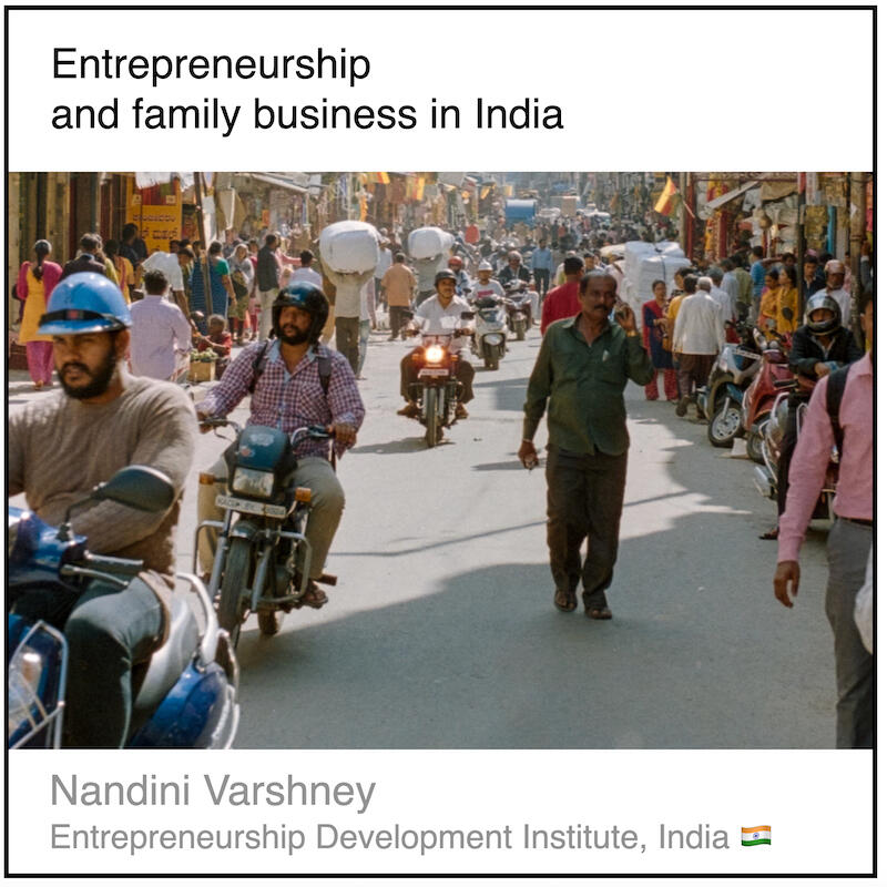 Download PDF: Entrepreneurship and family business in India by Nandini Varshney (Entrepreneurship Development Institute, India).